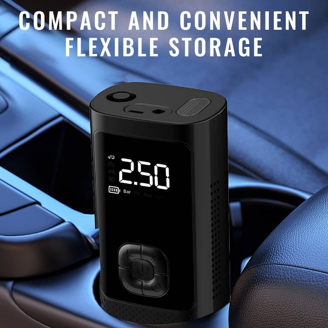 PowerAir Pro – Gonfleur de pneus électrique portable